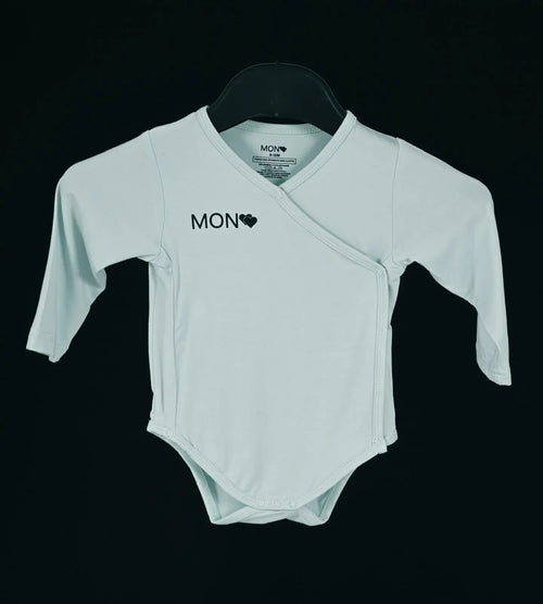 Tissu en bambou naturel du body bébé, matière douce, respirante et hypoallergénique